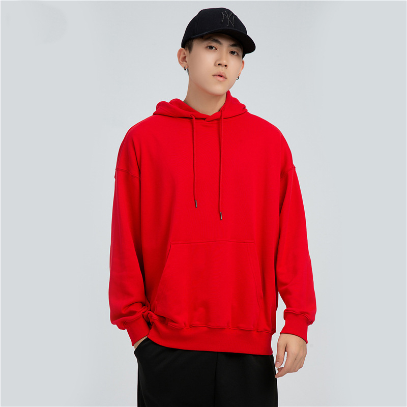 Custom high quality pullover sweater of 100% cotton men and women pullover hoodies