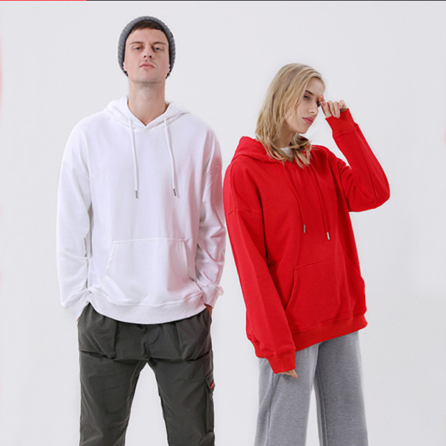 High Quality OEM Plain Heavyweight Fleece Logo Printed Cotton Oversize Custom Unisex Hoodies Mens and Women Plain Hoodies For Winter