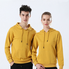 Custom high quality pullover sweater of 100% cotton men and women pullover hoodies
