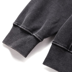 High Quality Cotton Fleece Men Customized Print Logo Plus Size Men's Hoodies Sweatshirt