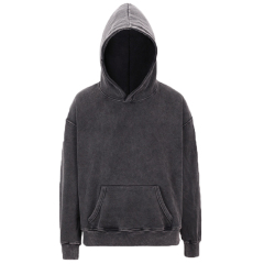 High Quality Cotton Fleece Men Customized Print Logo Plus Size Men's Hoodies Sweatshirt