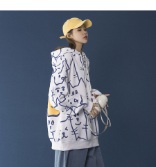 Custom Print 3D anime Hoodies 100% Polyester pullover sublimation hoodie for women