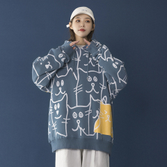 Custom Print 3D anime Hoodies 100% Polyester pullover sublimation hoodie for women