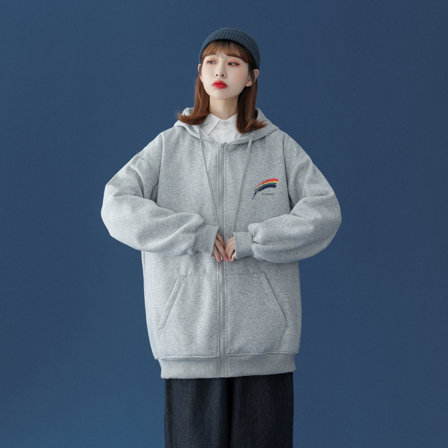 Factory direct custom cheap streetwear hoodie oem oversized heavyweight men women full zip hoodie