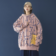 Custom Print 3D anime Hoodies 100% Polyester pullover sublimation hoodie for women