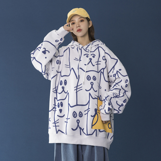 Custom Print 3D anime Hoodies 100% Polyester pullover sublimation hoodie for women