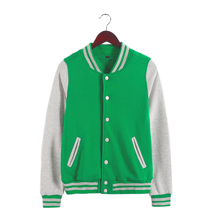 Leemier Sports Multi color cotton baseball jacket school wear baseball full button jacket uniform
