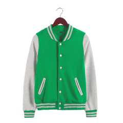 Leemier Sports Multi color cotton baseball jacket school wear baseball full button jacket uniform