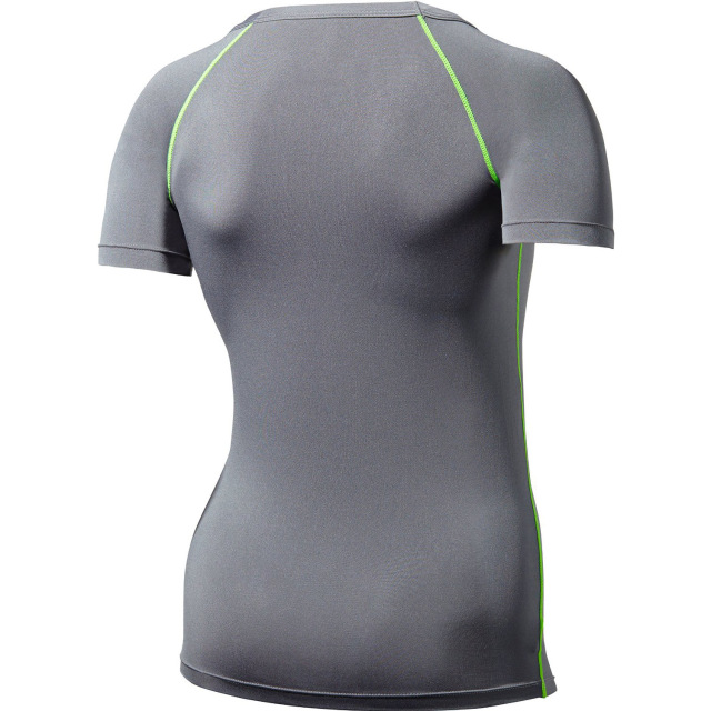 Women gym fitness compress t shirt stretchable breathable running t shirt for sports and exercise