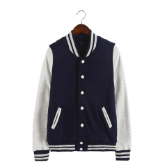 Leemier Sports Multi color cotton baseball jacket school wear baseball full button jacket uniform