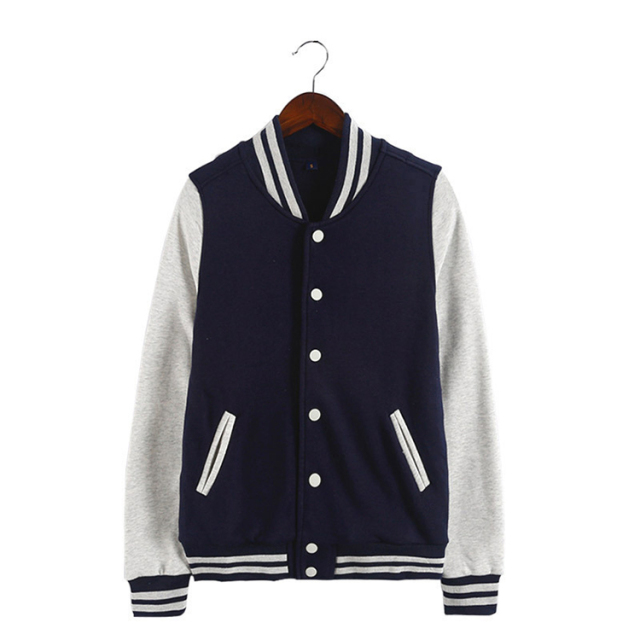 Leemier Sports Multi color cotton baseball jacket school wear baseball full button jacket uniform