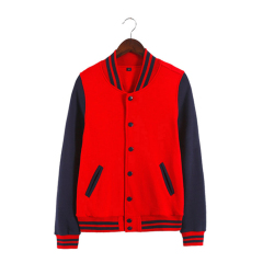 Leemier Sports Multi color cotton baseball jacket school wear baseball full button jacket uniform