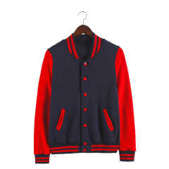 Leemier Sports Multi color cotton baseball jacket school wear baseball full button jacket uniform