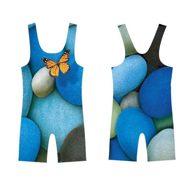 Wrestling singlet fully digital printing for wrestlersa and wrestling clubs