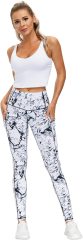 Full printing women yoga pants leggings with invisble phone pocket
