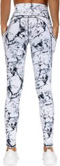 Full printing women yoga pants leggings with invisble phone pocket