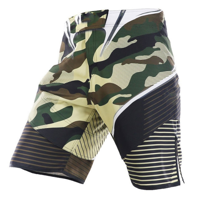 Dye sublimation printing combat shorts fight mma shorts for men