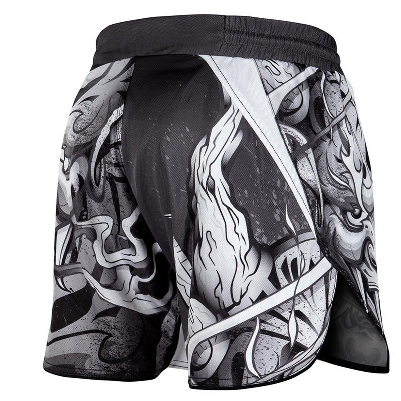 Quck dry fully printed custom mens mma shorts muay thai shorts thai fight shorts