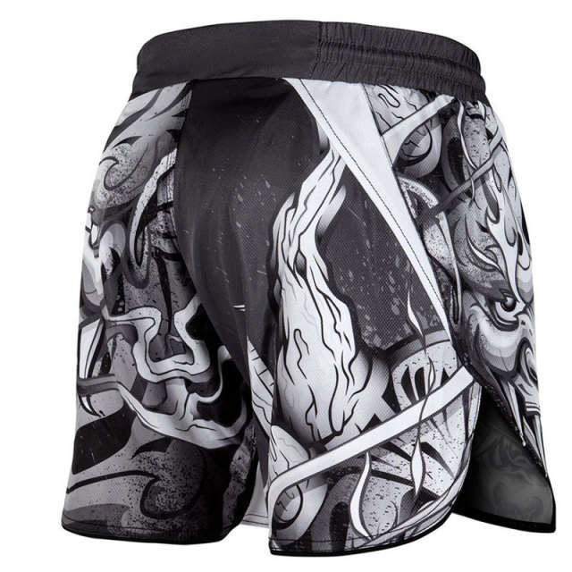 Quck dry fully printed custom mens mma shorts muay thai shorts thai fight shorts