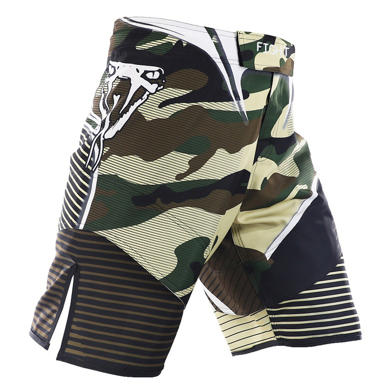 Dye sublimation printing combat shorts fight mma shorts for men