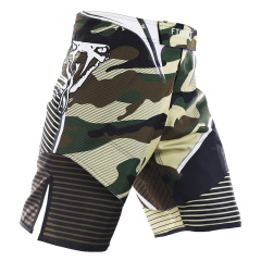 Dye sublimation printing combat shorts fight mma shorts for men