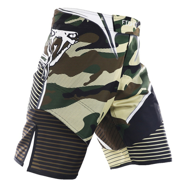 Dye sublimation printing combat shorts fight mma shorts for men
