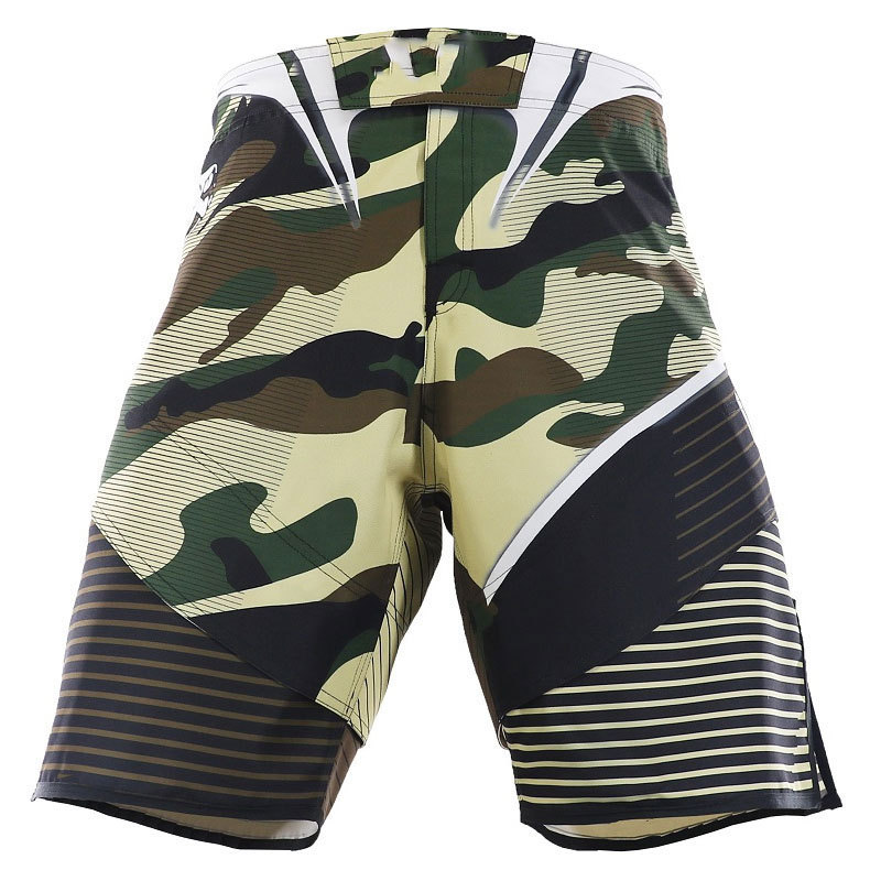 Dye sublimation printing combat shorts fight mma shorts for men
