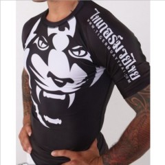 Long sleeve combat t shirt fightwear mma rashguards compress t shirts for men