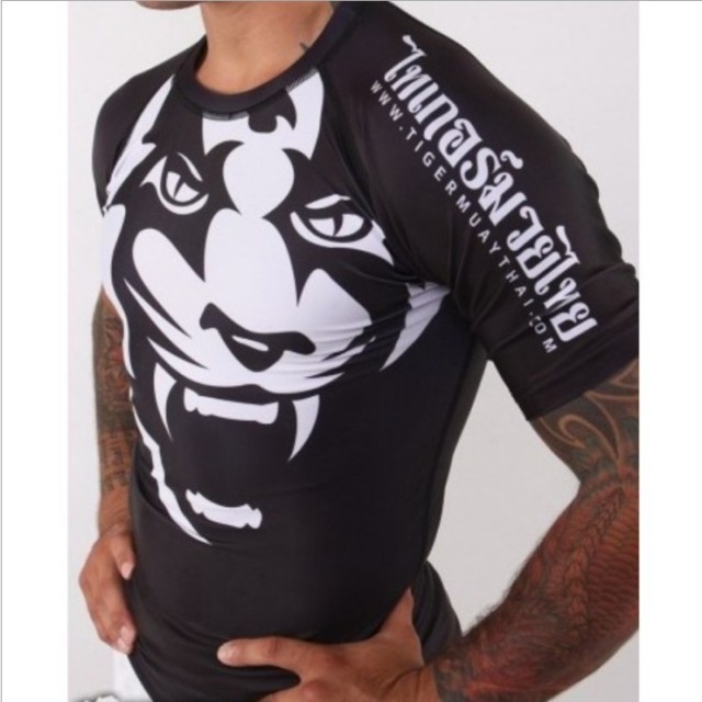 Long sleeve combat t shirt fightwear mma rashguards compress t shirts for men