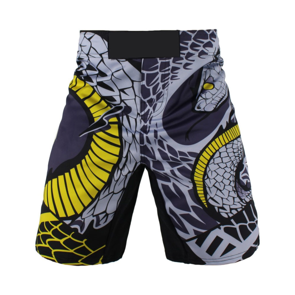 Dragon snake artwork design fight shorts mma combat shorts for men fighters