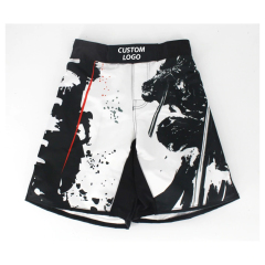 New design digital printing mma muay thai shorts combat shorts supplier