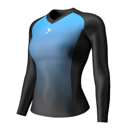 Women long sleeve compress rashguards compression t shirts