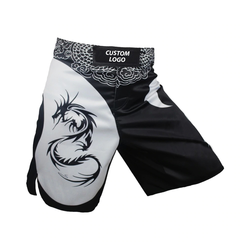 New design digital printing mma muay thai shorts combat shorts supplier
