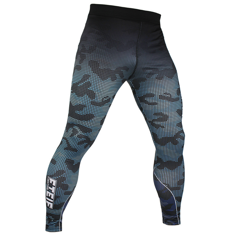 Short sleeve combat t shirt fightwear mma rashguards long compress pants