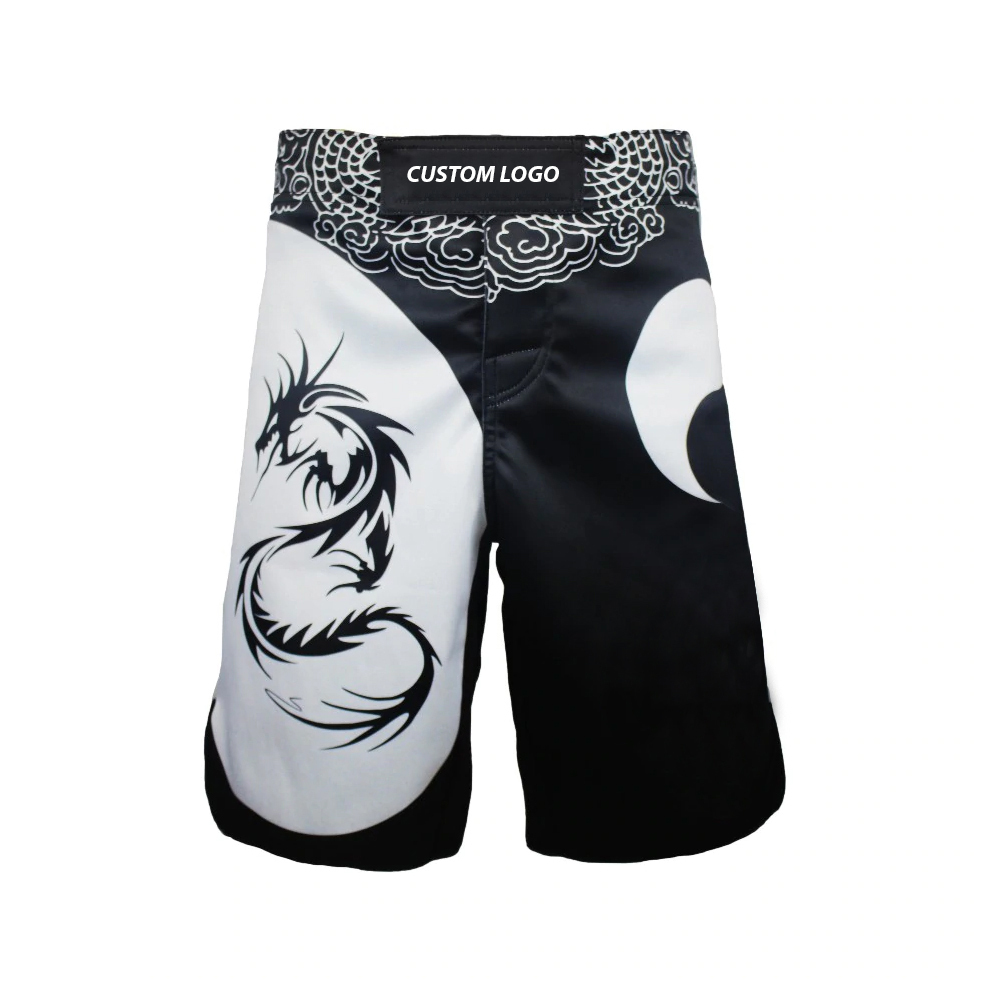 New design digital printing mma muay thai shorts combat shorts supplier