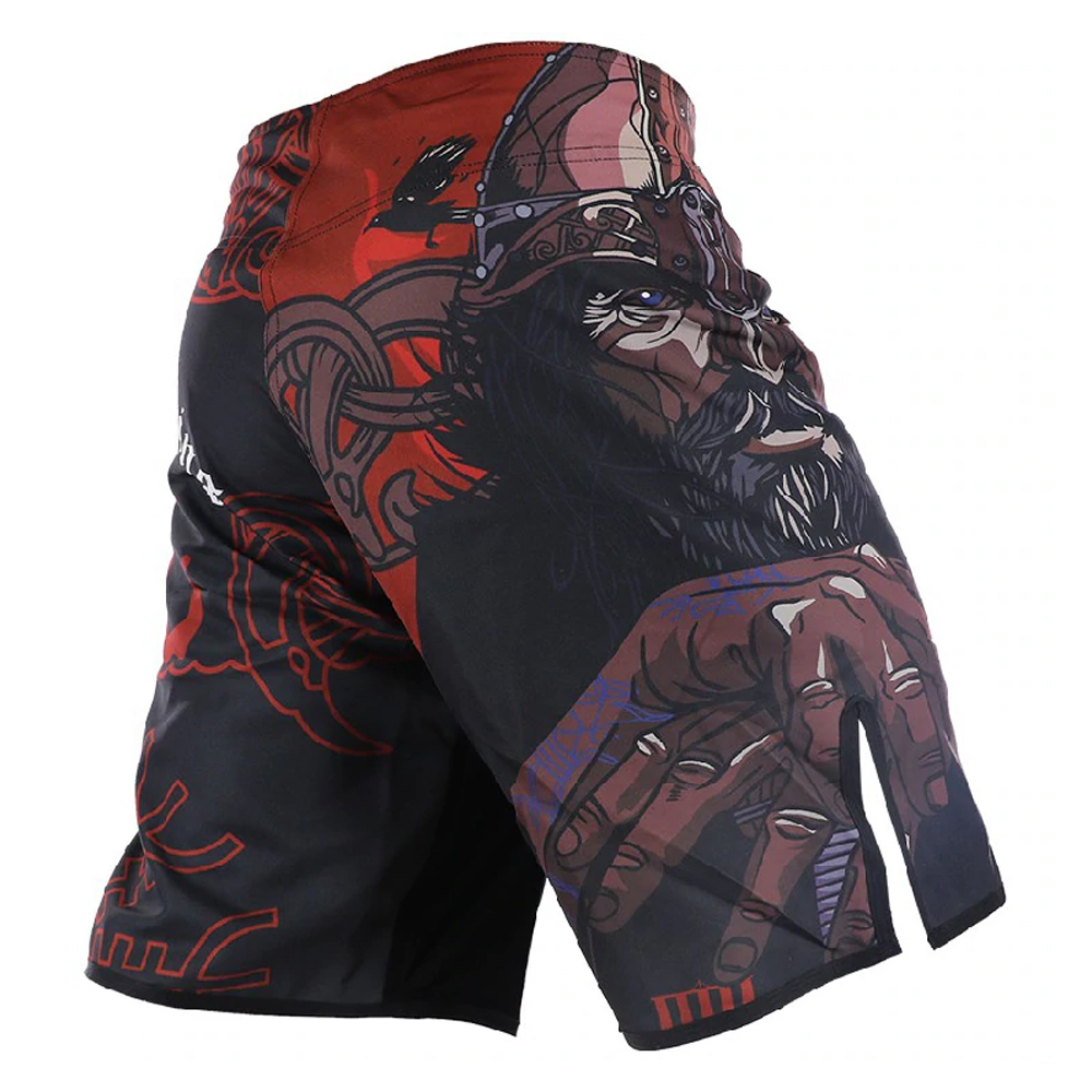 Digital printing sublimated mma shorts customized sizes for men