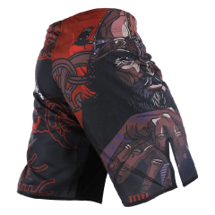 Digital printing sublimated mma shorts customized sizes for men