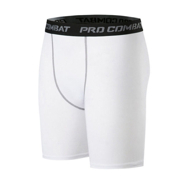 Plain color basic style compress combat shorts pro fight wear gym running shorts
