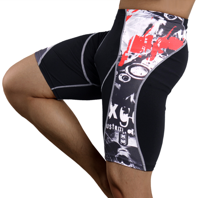 Sublimation printing compress shorts fight tights combat shorts