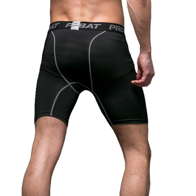 Plain color basic style compress combat shorts pro fight wear gym running shorts