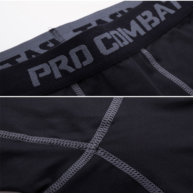 Plain color basic style compress combat shorts pro fight wear gym running shorts