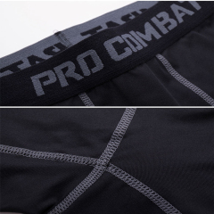 Plain color basic style compress combat shorts pro fight wear gym running shorts