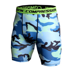 Camo print digital printing sublimated mma compress shorts