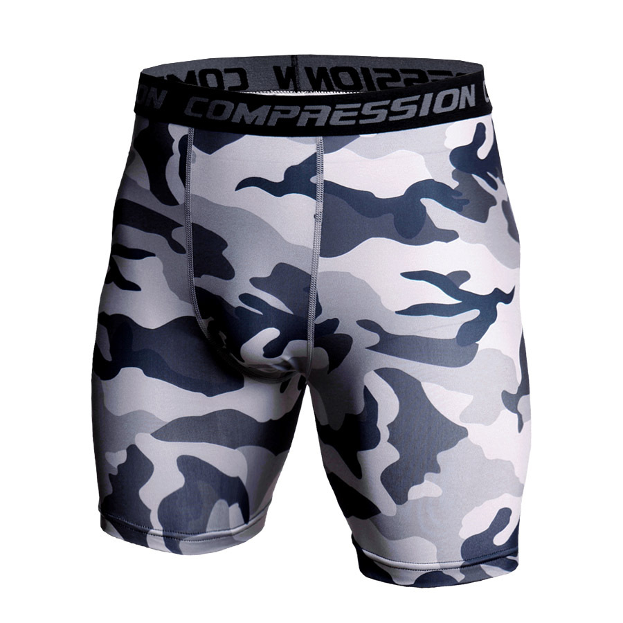 Camo print digital printing sublimated mma compress shorts
