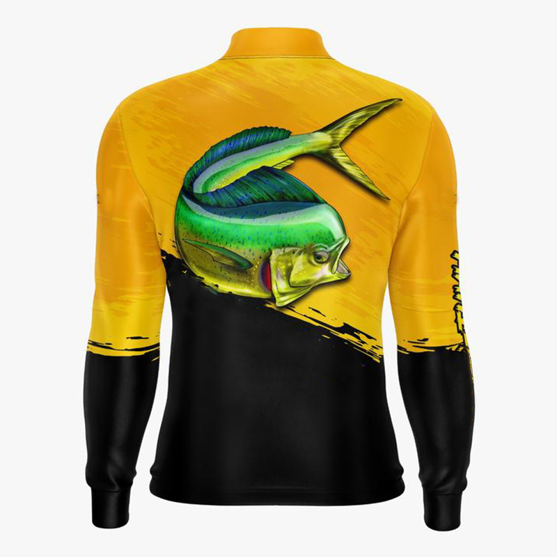 Long Sleeve Quater Zipper Fishing Jacket UPF30+