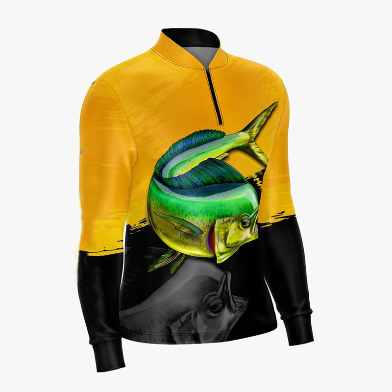 Long Sleeve Quater Zipper Fishing Jacket UPF30+