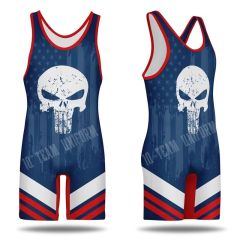 Full Sublimated rinting wrestling singlet shirt singlet
