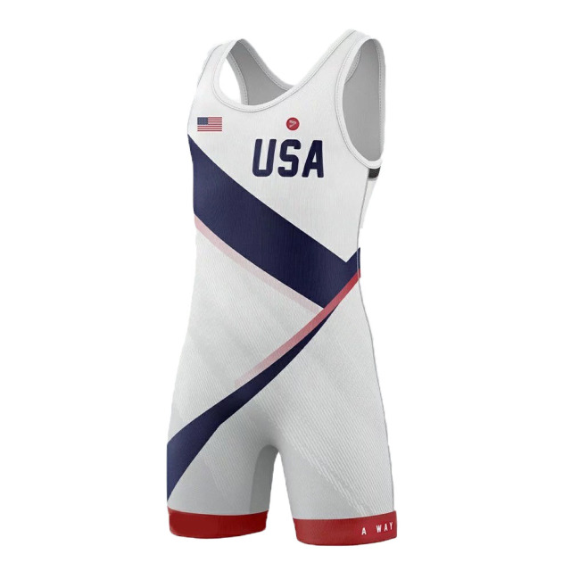 USA wrestling team wrestling singlet trainning shirt