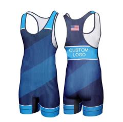 Adult Mens Wrestling Singlet Custom Logo