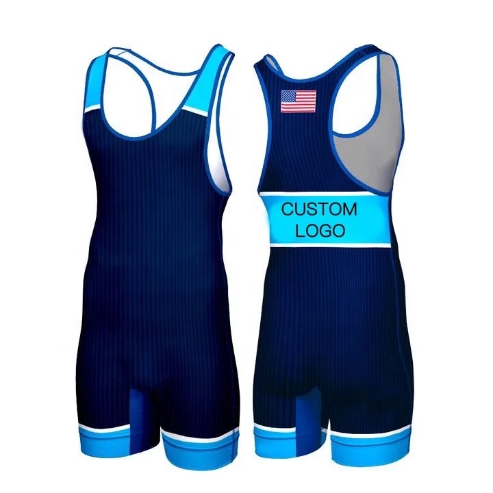 Adult Mens Wrestling Singlet Custom Logo